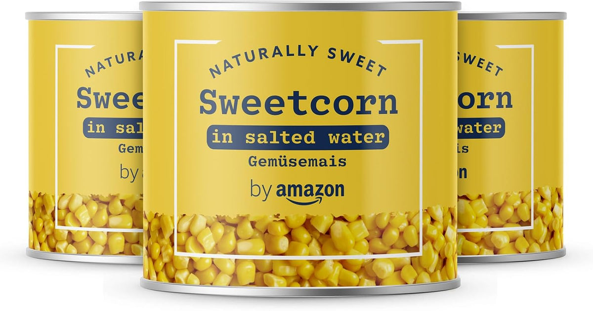 by Amazon Sweet Corn, 3x160g