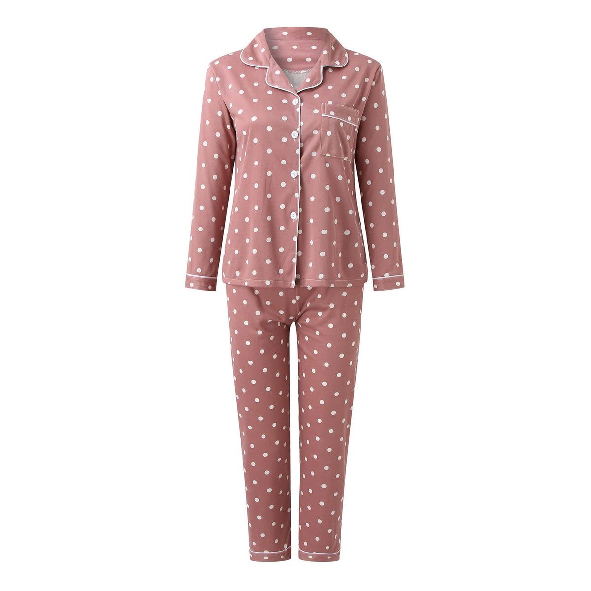 Pyjamas For Womens Women Pyjamas Set Lounge Wear Sets Matching Christmas Pjs Ladies Plus Size Co Ord Sets Autumn Nightwear Wide Leg Trousers Long Sleeve Comfort Nighties Fashion Fall Clothing Outfits