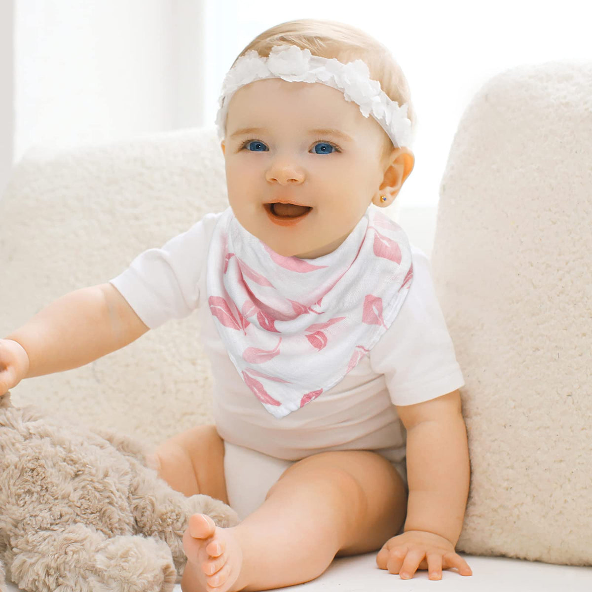 GLLQUEN BABY Muslin Squares Cloth for Baby 6pack 70cm x 70cm