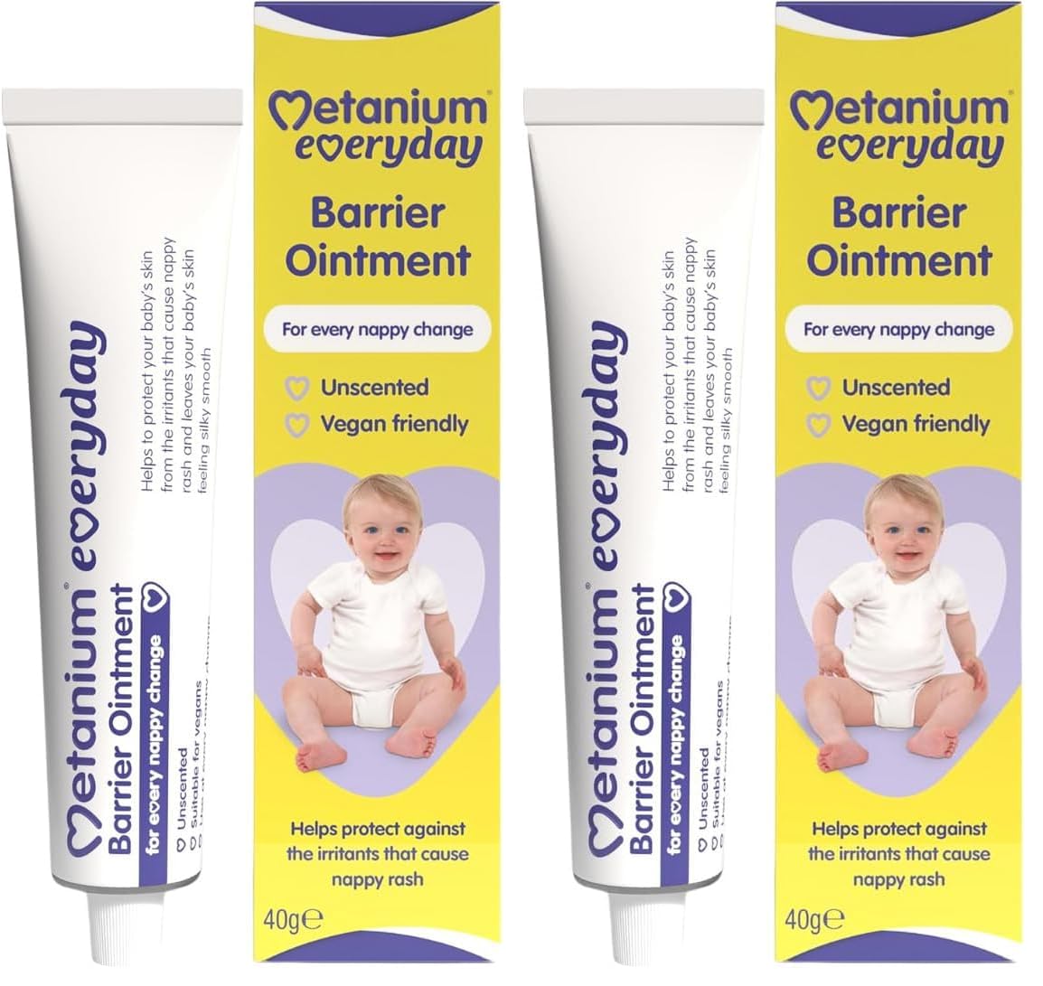 Metanium Everyday Barrier Ointment, Nappy Rash Protection, 40g Tube