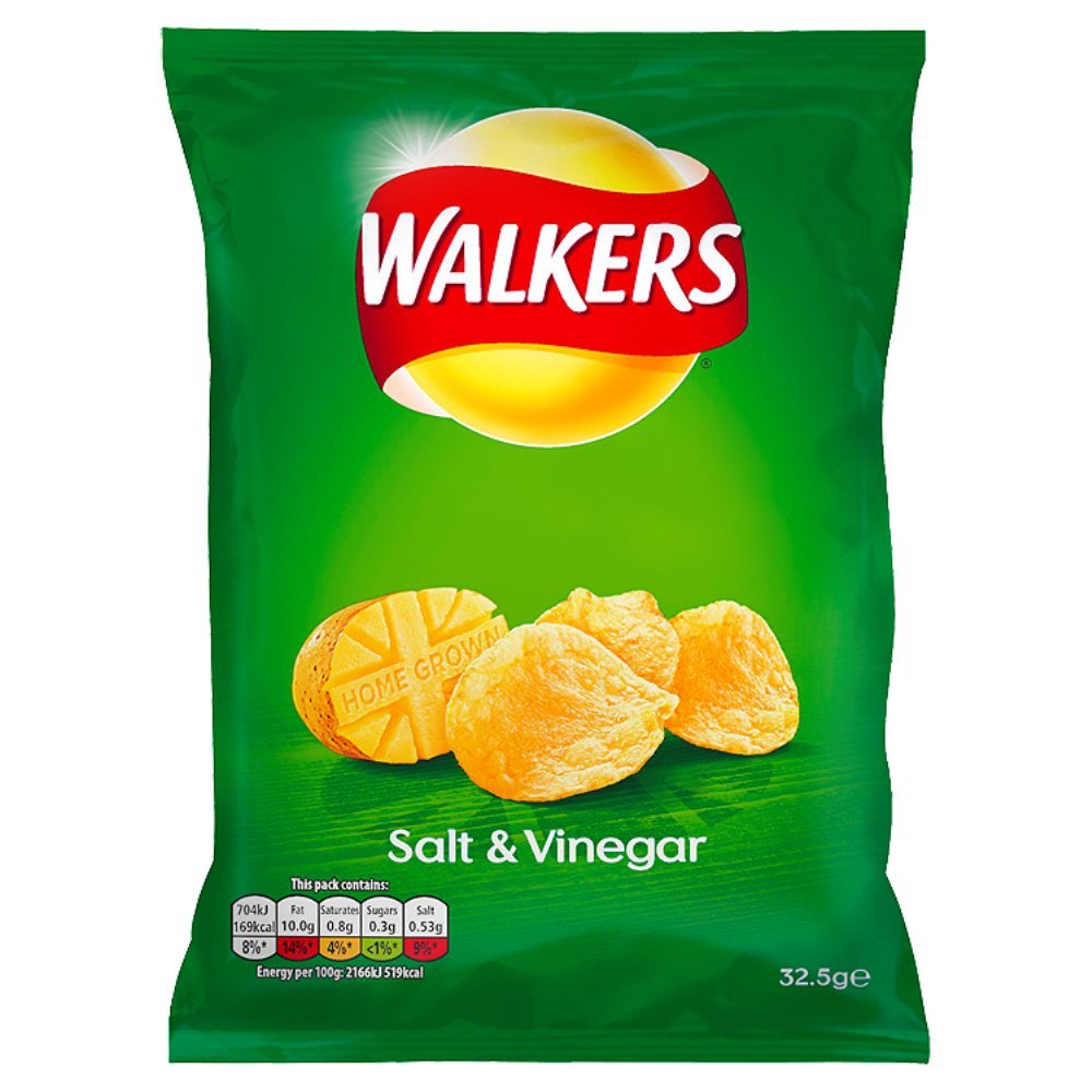 Walkers Baked Snacks Sea Salt 6 x 22g
