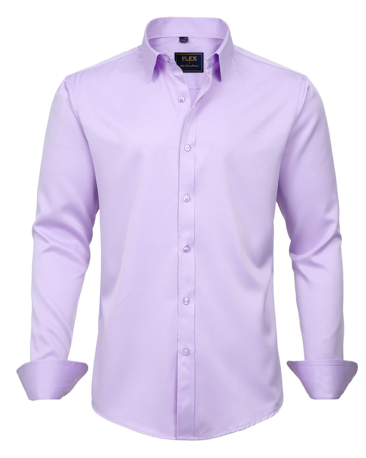 J.VER Men's Long Sleeve Stretch Dress Shirt Non Iron Casual Business Formal Shirts S-6XL