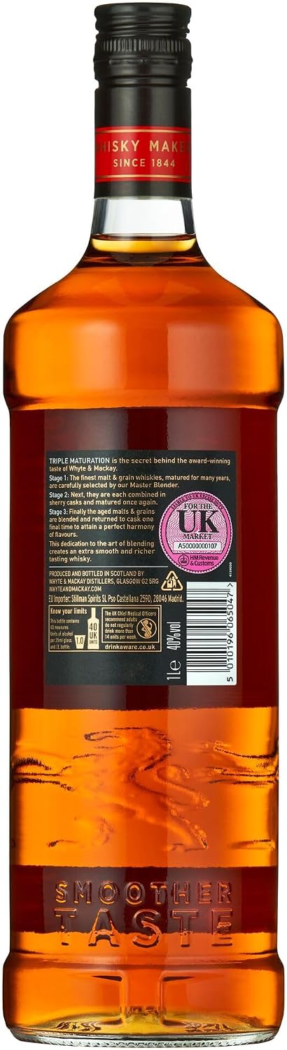Whyte & Mackay Blended Scotch Whisky 1L
