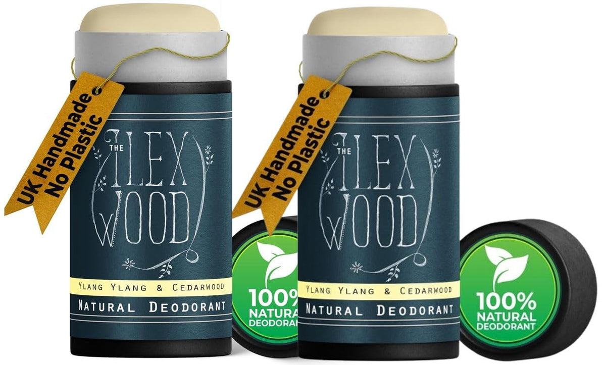 The Ilex Wood Natural Deodorant Stick - Ylang Ylang & Cedarwood - 70ml