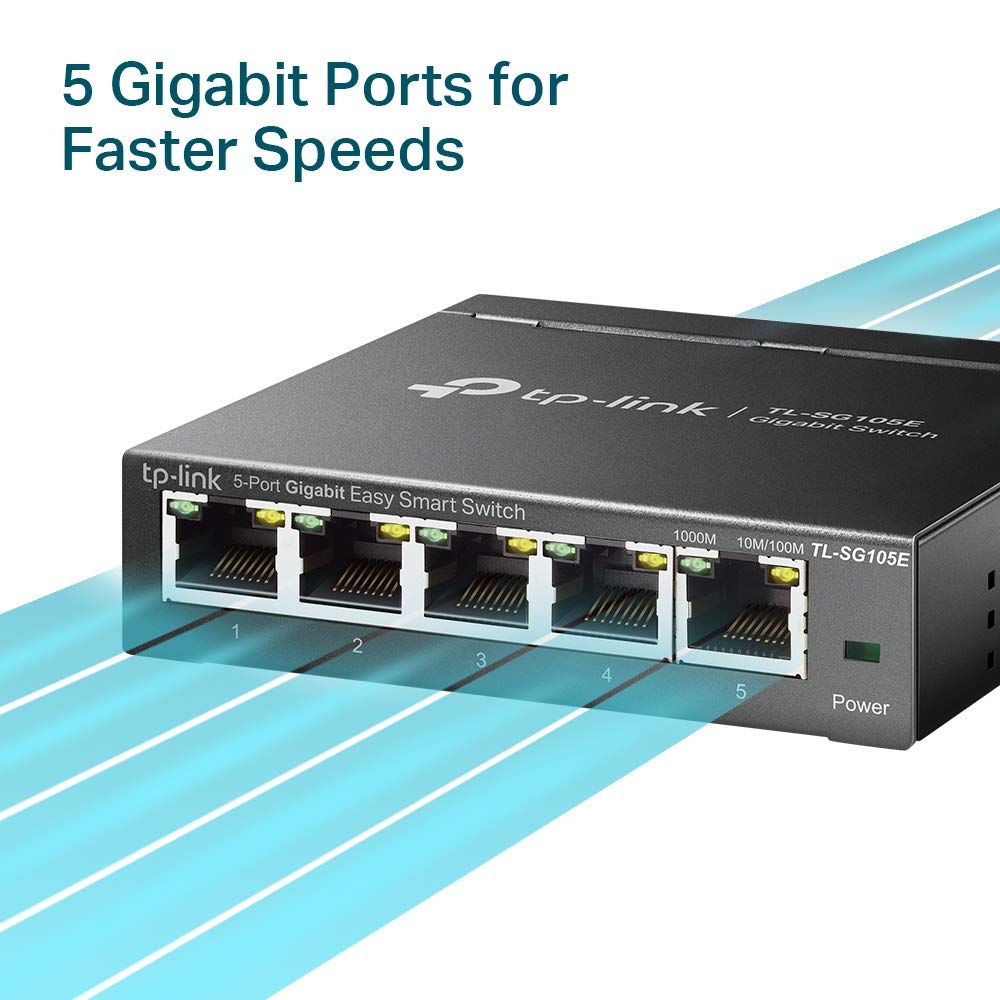 TP-Link EH210 Ethernet Splitter, 1 to 2 Gigabit Network Switch