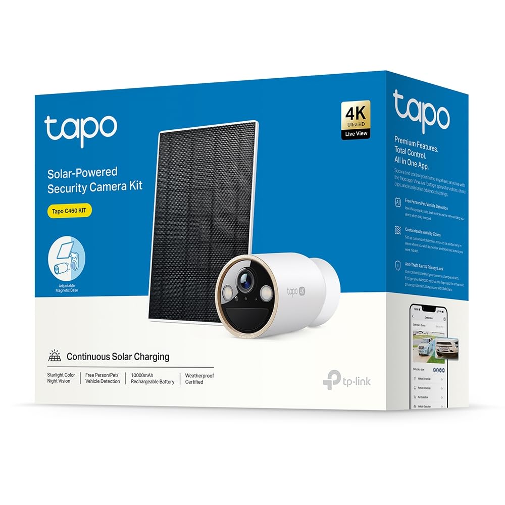 Tapo 2K QHD Wireless Indoor/Outdoor Smart Security Camera