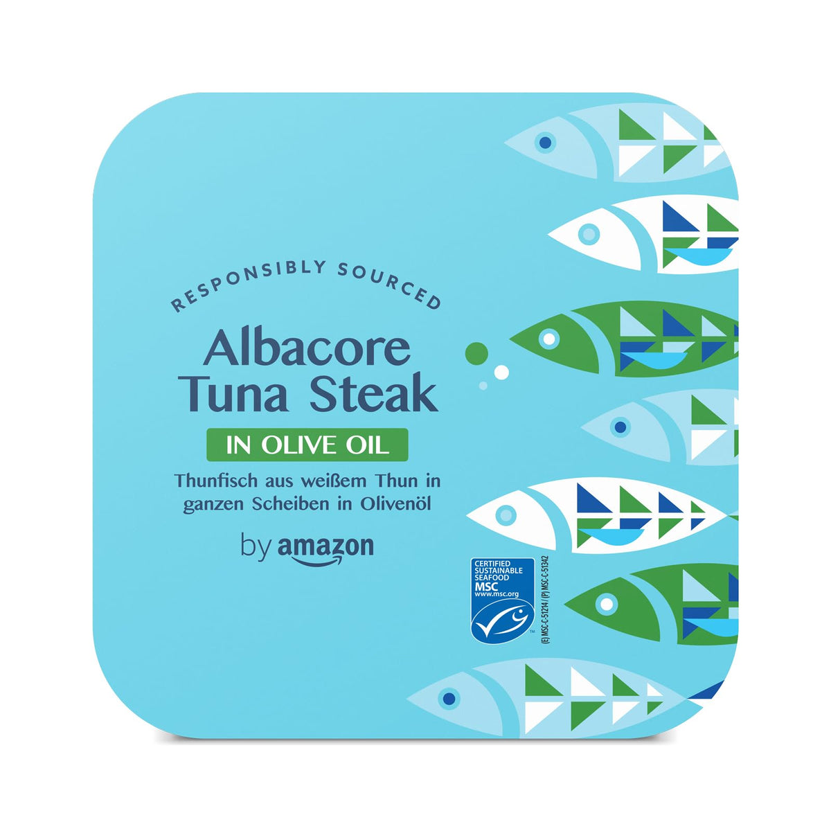 by Amazon MSC Skipjack Tuna Chunks in Spring Water, 4x145g