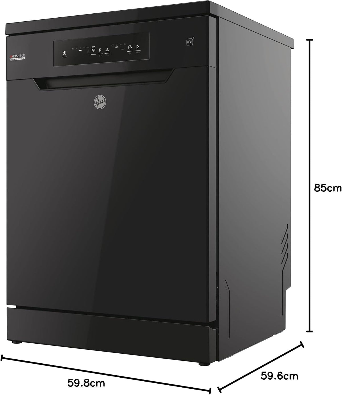 Hoover H-DISH 300 Dishwasher, 13 Place Settings, Black, C Class
