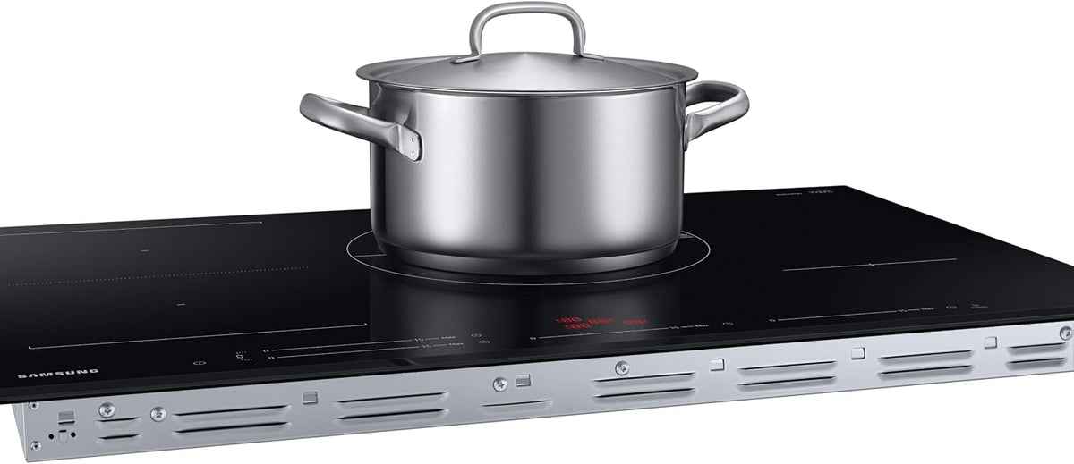 Samsung Ceramic Hob with 4 Cooking Zones, With Touch Control, Colour: Black, Material: Glass, C61R2AEE
