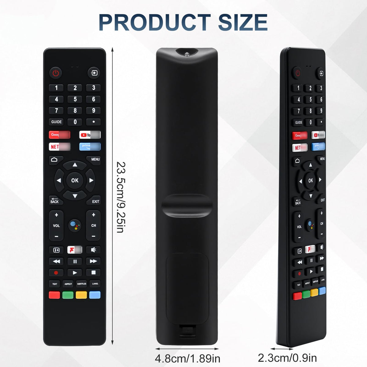 Hisense TV Remote Control, Universal Remote Control Replacement for Hisense VIDAA 4K UHD Smart TV with 12 Shortcut Buttons, No Setup Required