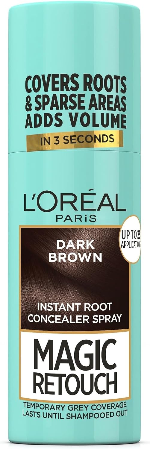 L'Oréal Paris Magic Retouch Temporary Root Touch Up Spray, Dark Brown 75ml
