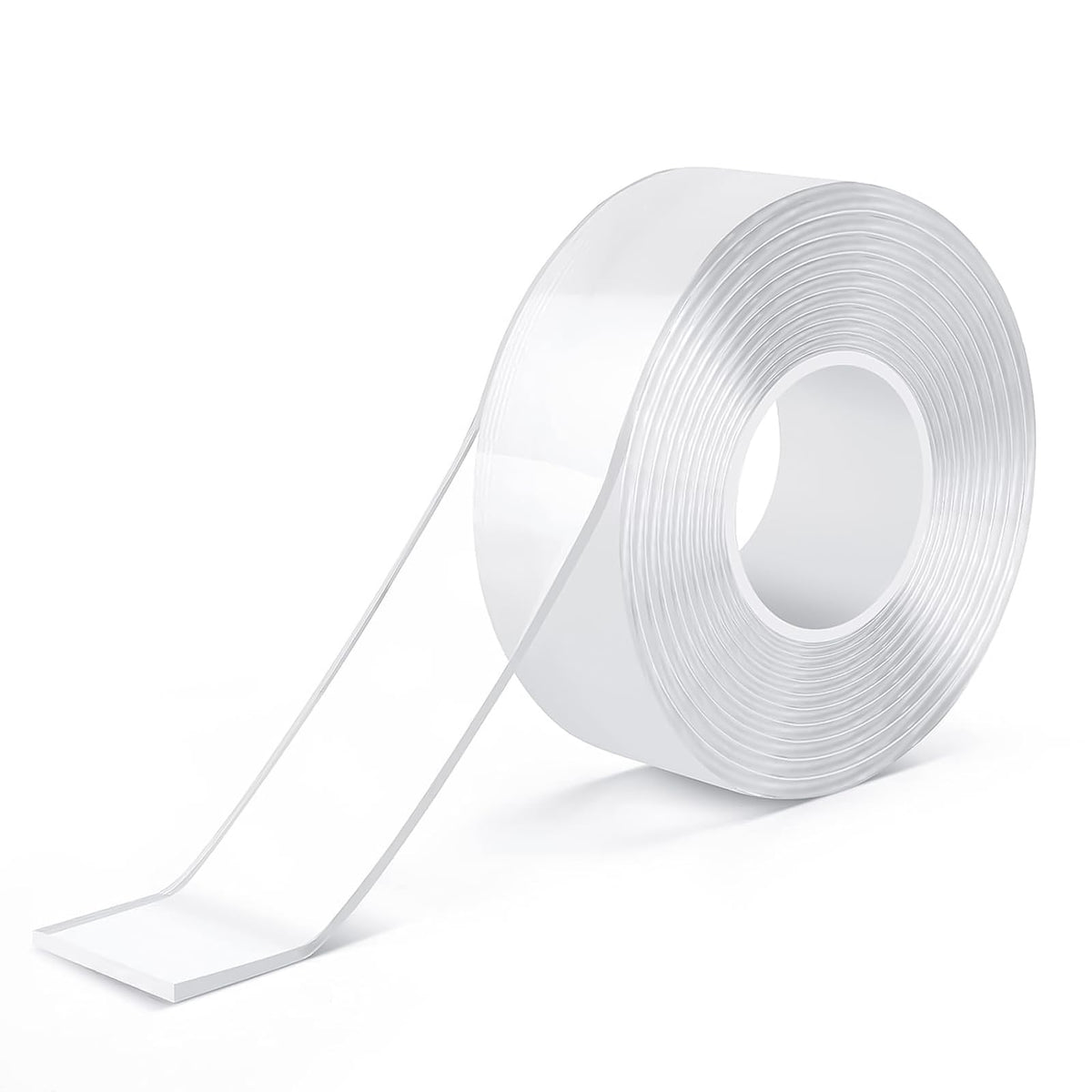 Double Sided Tape Heavy Duty Waterproof,Removable Reusable Multipurpose Clear Adhesive Extra Strong for Carpet Mats/Photos Frames/Craft Wall Mounting (3m*2cm*1mm)
