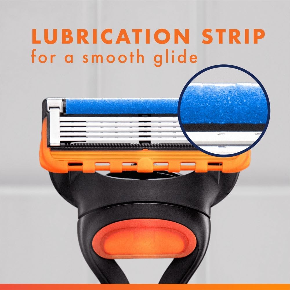 Gillette Fusion5 Razor for Men with Precision Trimmer, 1 Handle, 10 Refills