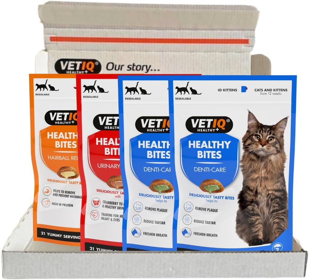 VETIQ Healthy Bites Cat Variety Treats for Cats & Kittens (84 Servings)