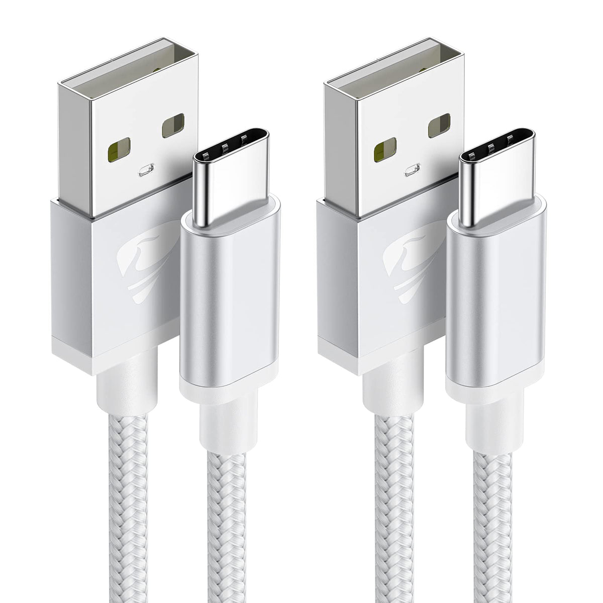 Yosou USB C Charger Cable 2M 2Pack USB A to USB C Type C Charger Fast Charging 3A Lead Braided for Samsung Galaxy S22 S21 S20,Pixel 8 7 6,PS5,Switch