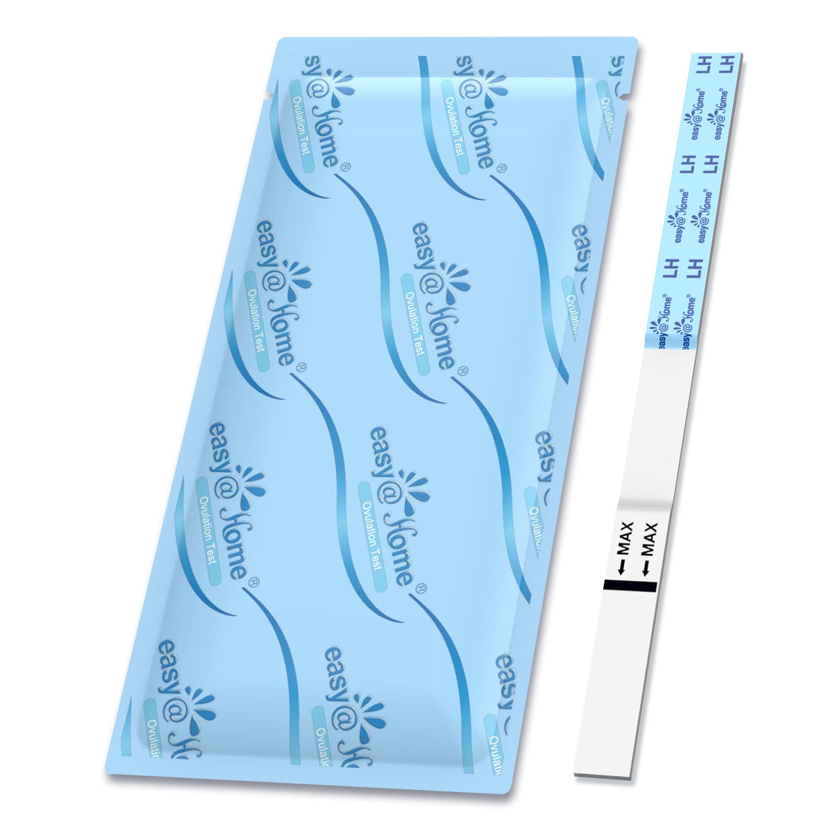 Easy@Home Ovulation Tests 25 Pack, LH Test Kit Powered by Premom App