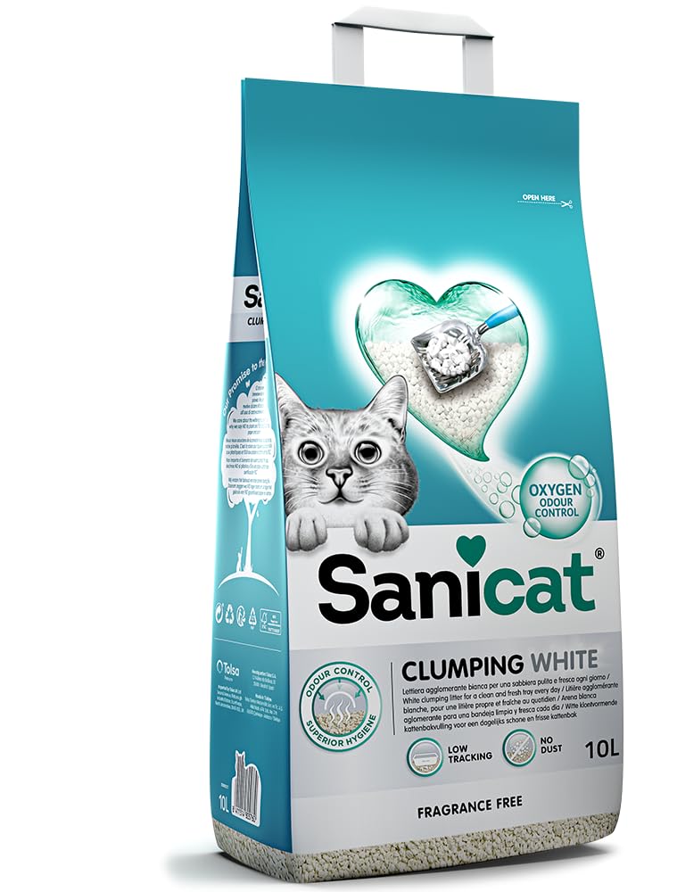 Sanicat - Classic Fragrance-Free cat litter 10L capacity
