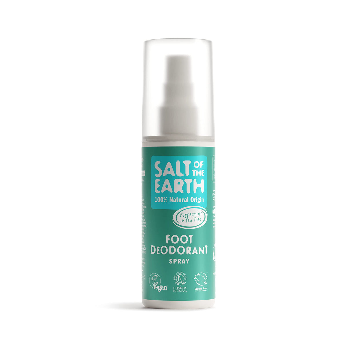Salt of the Earth – Refillable Natural Deodorant Spray (3 Pack) – 100% Natural Origin Ingredients - Vegan, Long Lasting Protection – Suitable For Women, Men & Kids - 300ml (Unscented)