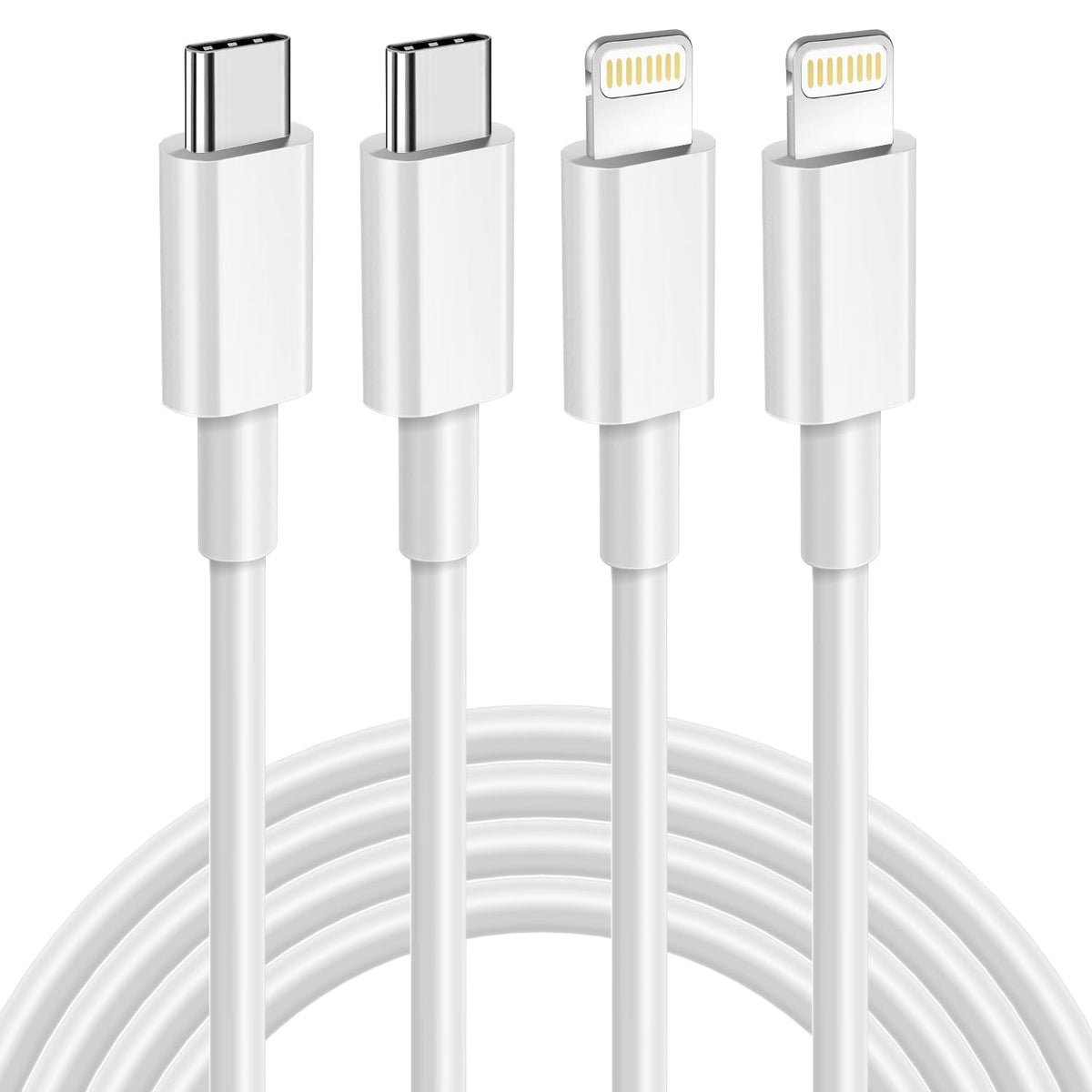 2Pack USB C to Lightning Cable 1M[Apple MFi Certified] iphone Charger cable