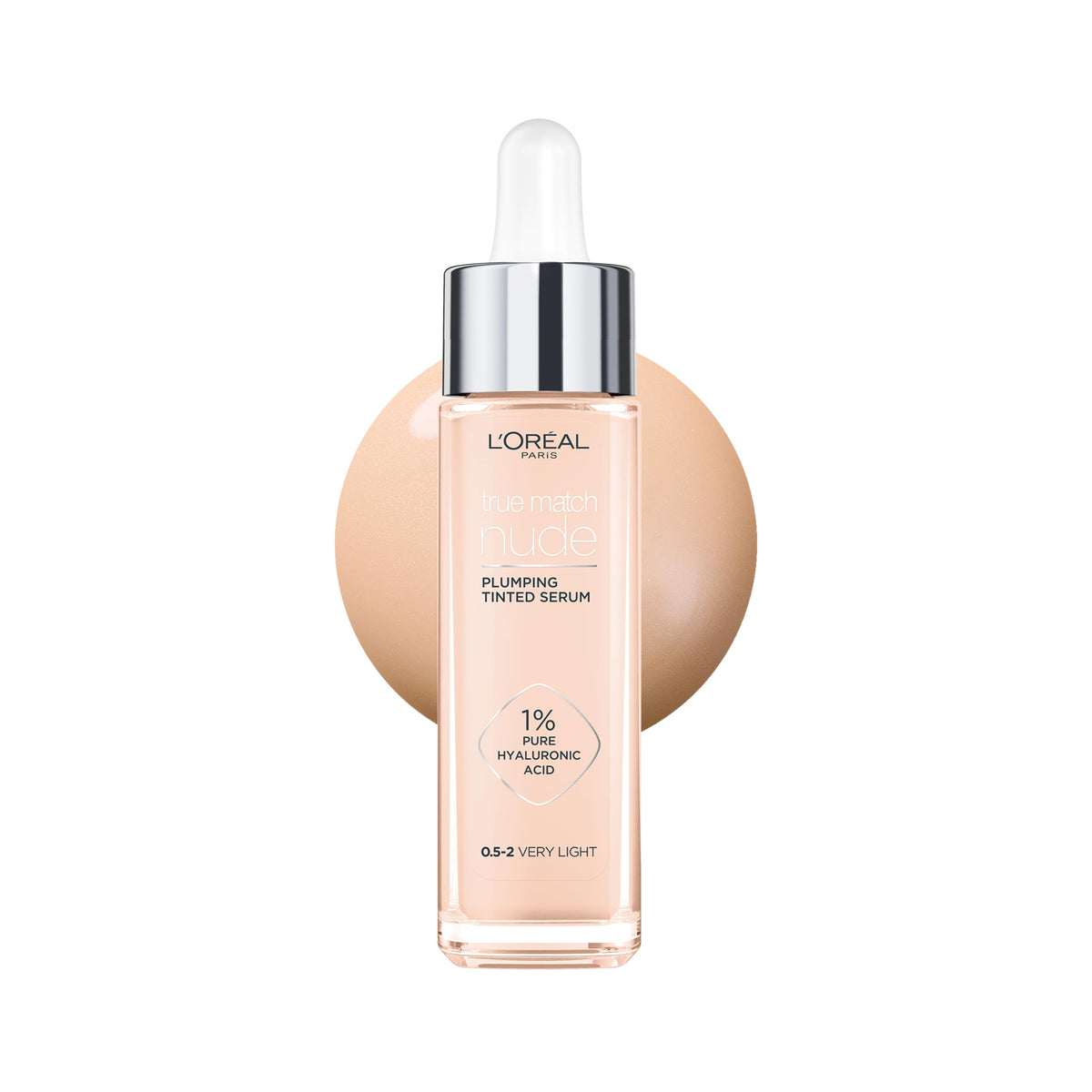 L'Oréal Paris Nude Plumping Tinted Serum with Hyaluronic Acid, Shade 4-5
