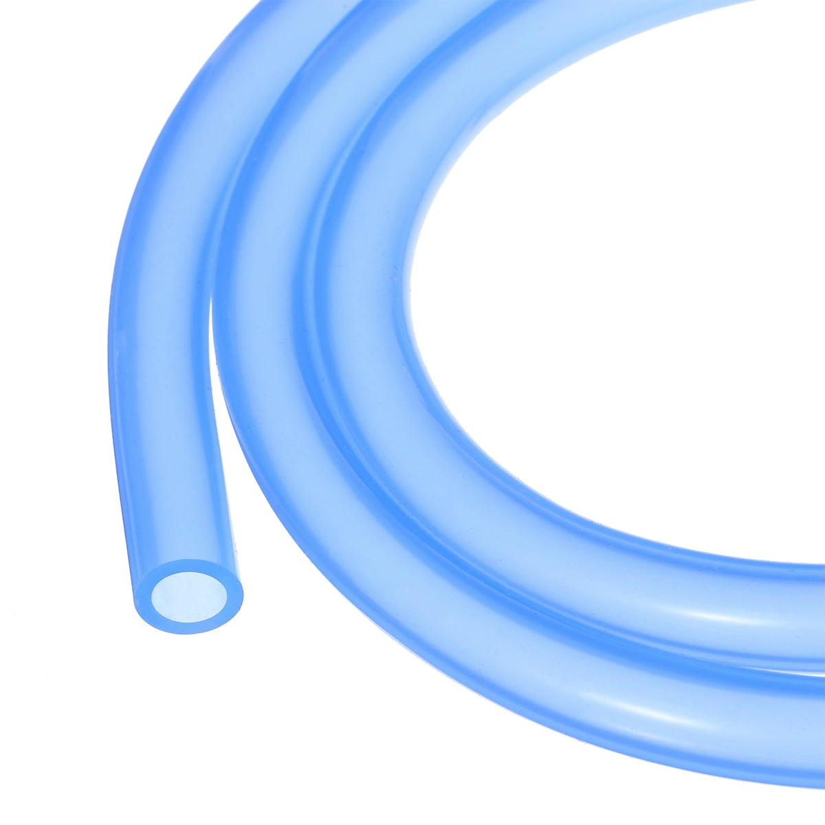 3.3ft Silicone Tubing 4mm ID 6mm OD Clear Industrial Plastic Tubing Pure Silicone Hoses for Pump Siphoning Draining Irrigation Brewing, 1/4"