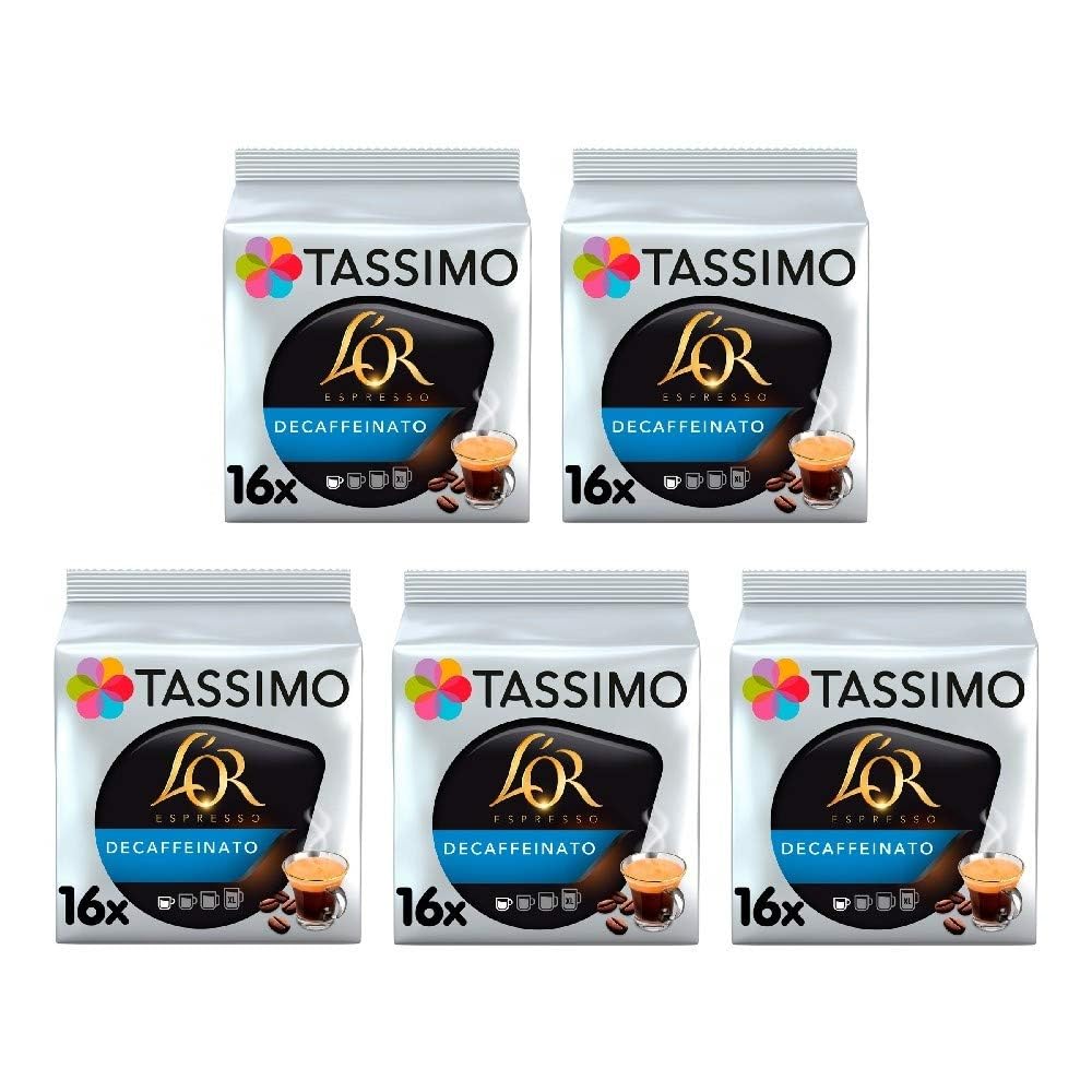 Tassimo L'OR Latte Macchiato Coffee Pods , 8 Count ( Pack of 5), (40 drinks)