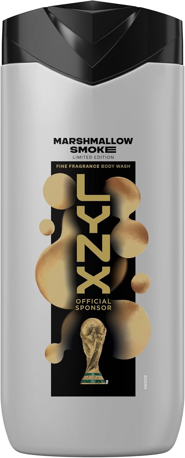 Lynx Fine Fragrance Marshmallow Smoke Premium Body Wash Shower Gel 6x 400ml