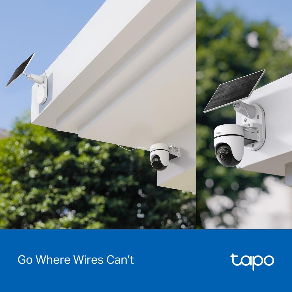 Tapo TC90 KIT 2K 3MP Solar Pan/Tilt Outdoor Security Camera Wireless