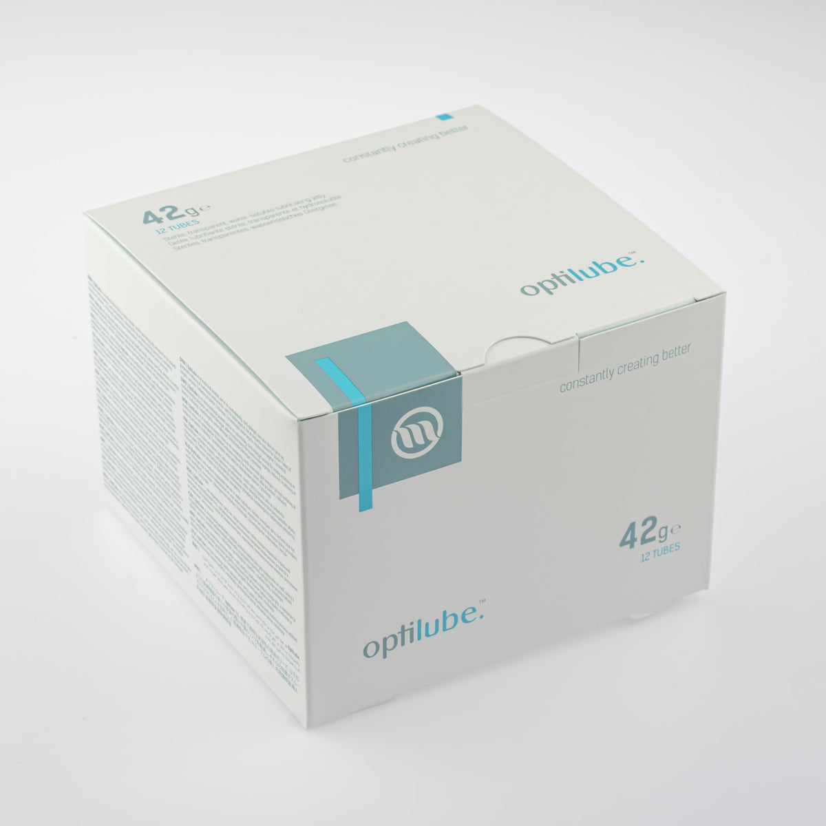 OptiLube Tubes - Sterile Lubricating Jelly for Insertion of Medical Devices in 5g, 42g, 82g, and 113g Tubes, Water Soluble Lubricant with Easy-to-Use Flip Cap (5g x 48)