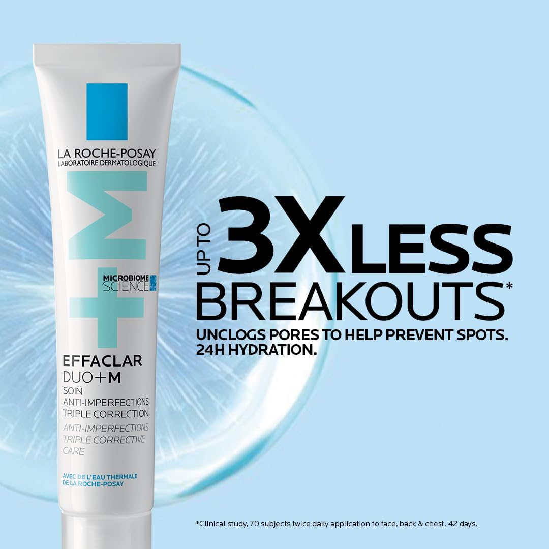 La Roche-Posay Effaclar Duo+M, Anti-Breakout Corrective Gel, 40ml