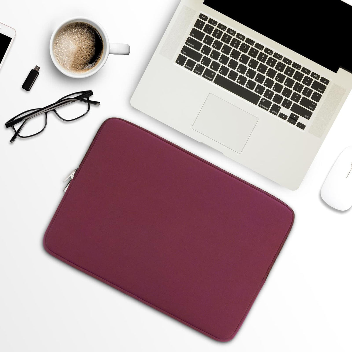 RAINYEAR Laptop Sleeve for 14 Inch Notebook Chromebook 15" Macbook Air M5