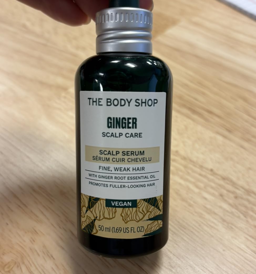 The Body Shop Ginger Scalp Care Conditioner (1x 250ml), Conditioner for Dry, Flaky Scalp, Helps Seal Hair Strands & Reduce Friction, Use After Shampoo, Vegan Haircare
