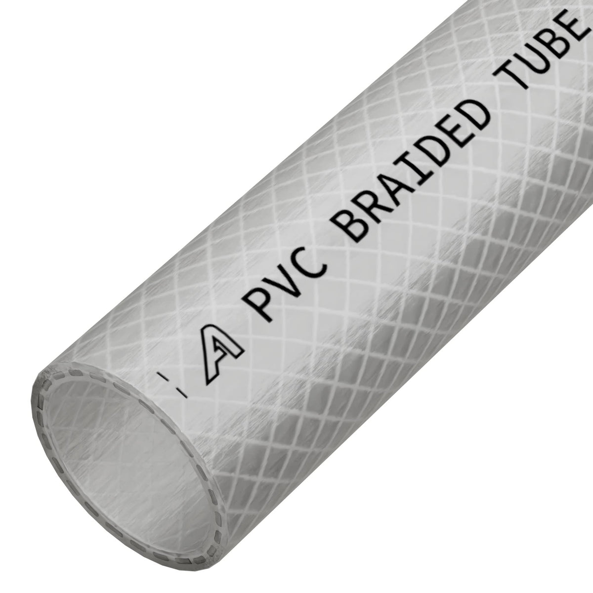 6mm (1/4") ID PVC Clear Reinforced Braided Air, Water, Oil, Gas, Food Flexible Plastic Hose Tube 22 Metres