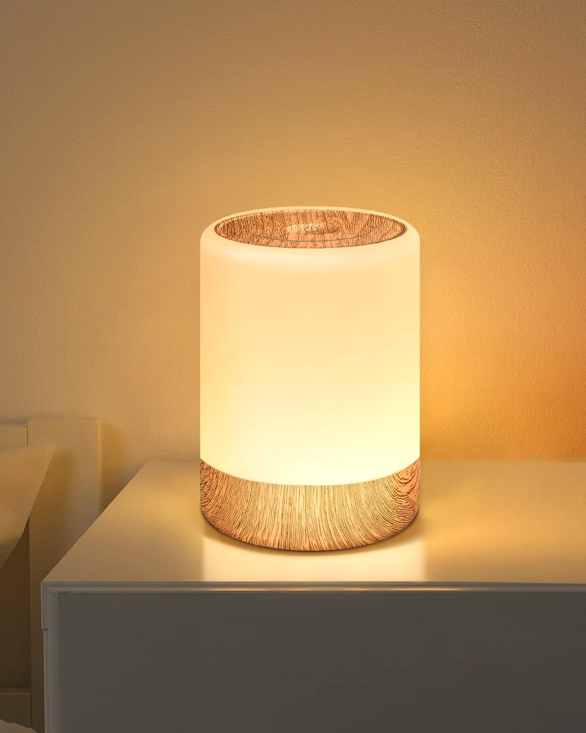 MEDE Night Light, Dimmable Bedside Lamps with RGB for Toddler, Kids, Adults