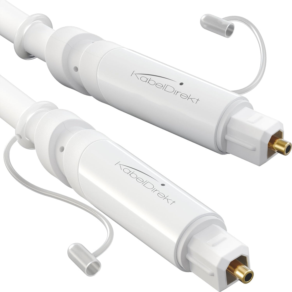 KabelDirekt – Optical Audio TOSLINK Cable – 1m – Soundbar