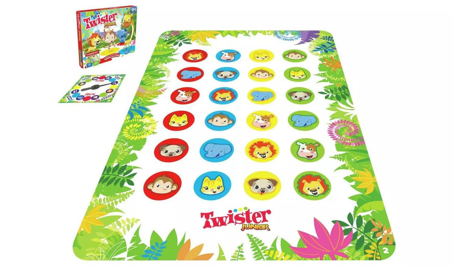 Hasbro Gaming Twister Game, Family and Kids Party Game, Twister Board Game Ages 6 and Up, Indoor and Outdoor Classic Game - English Version