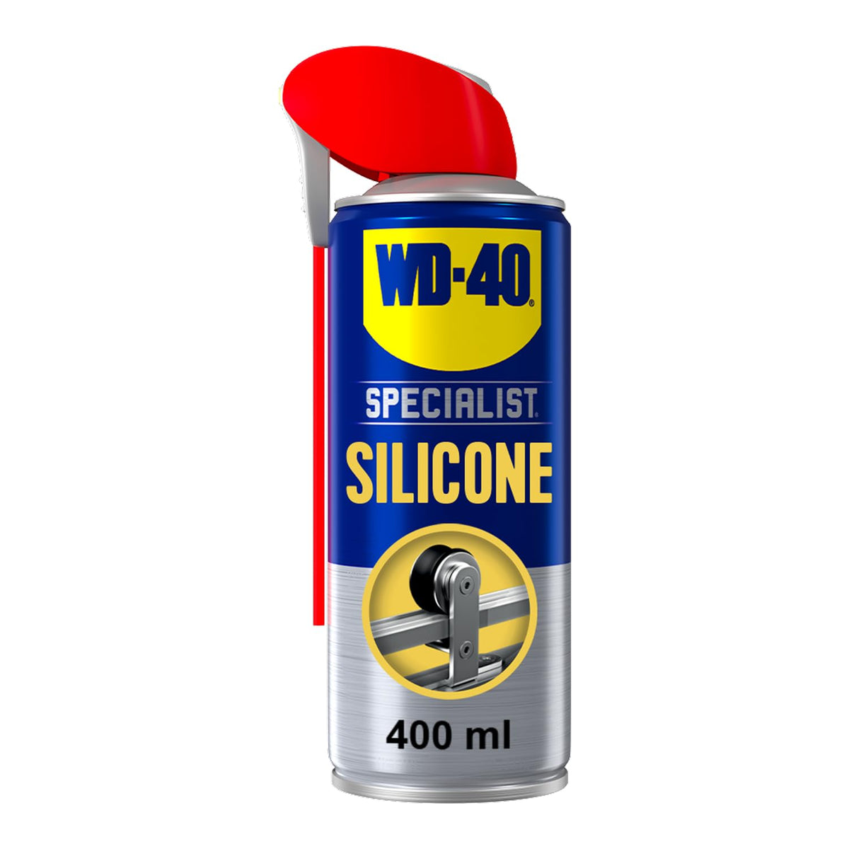 WD-40 Specialist Silicone Lubricant Spray, Smart Straw, All-Weather, 400ml