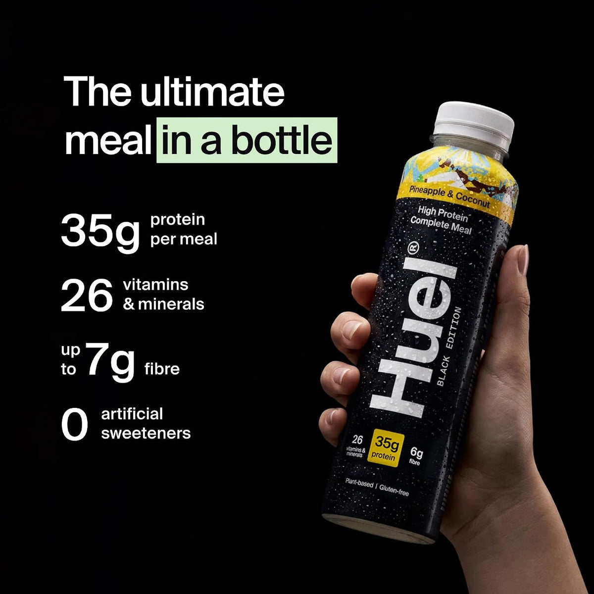 Huel Black Edition RTD | 12x500ml 35g Protein | Chocolate