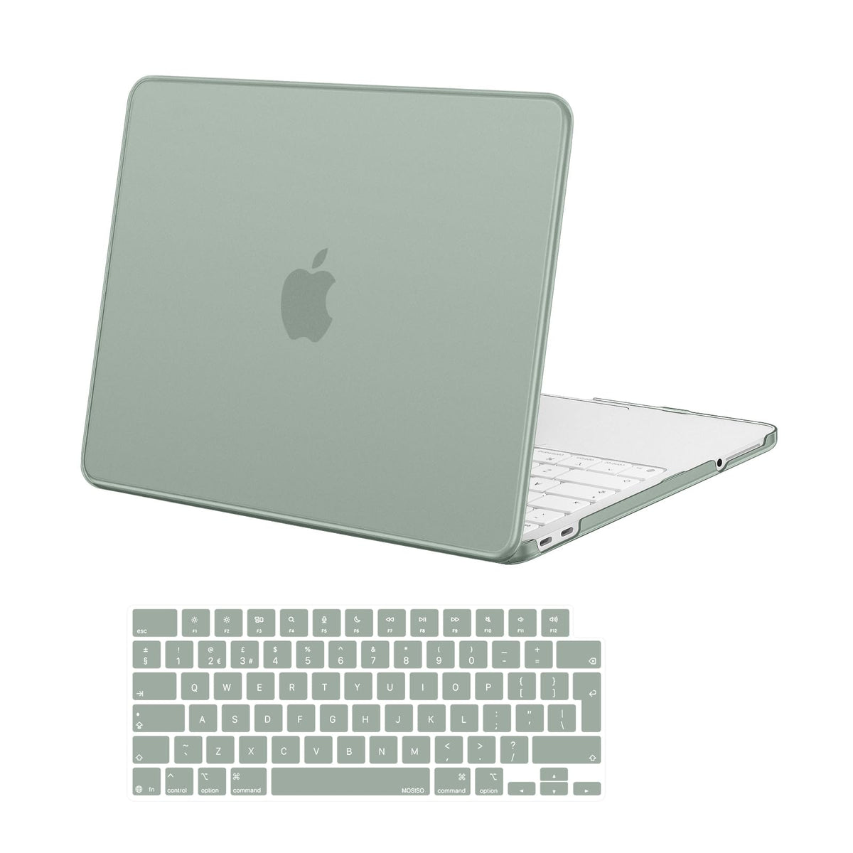 MOSISO Compatible with MacBook Air 13 inch Case M5-M2, Crystal Clear