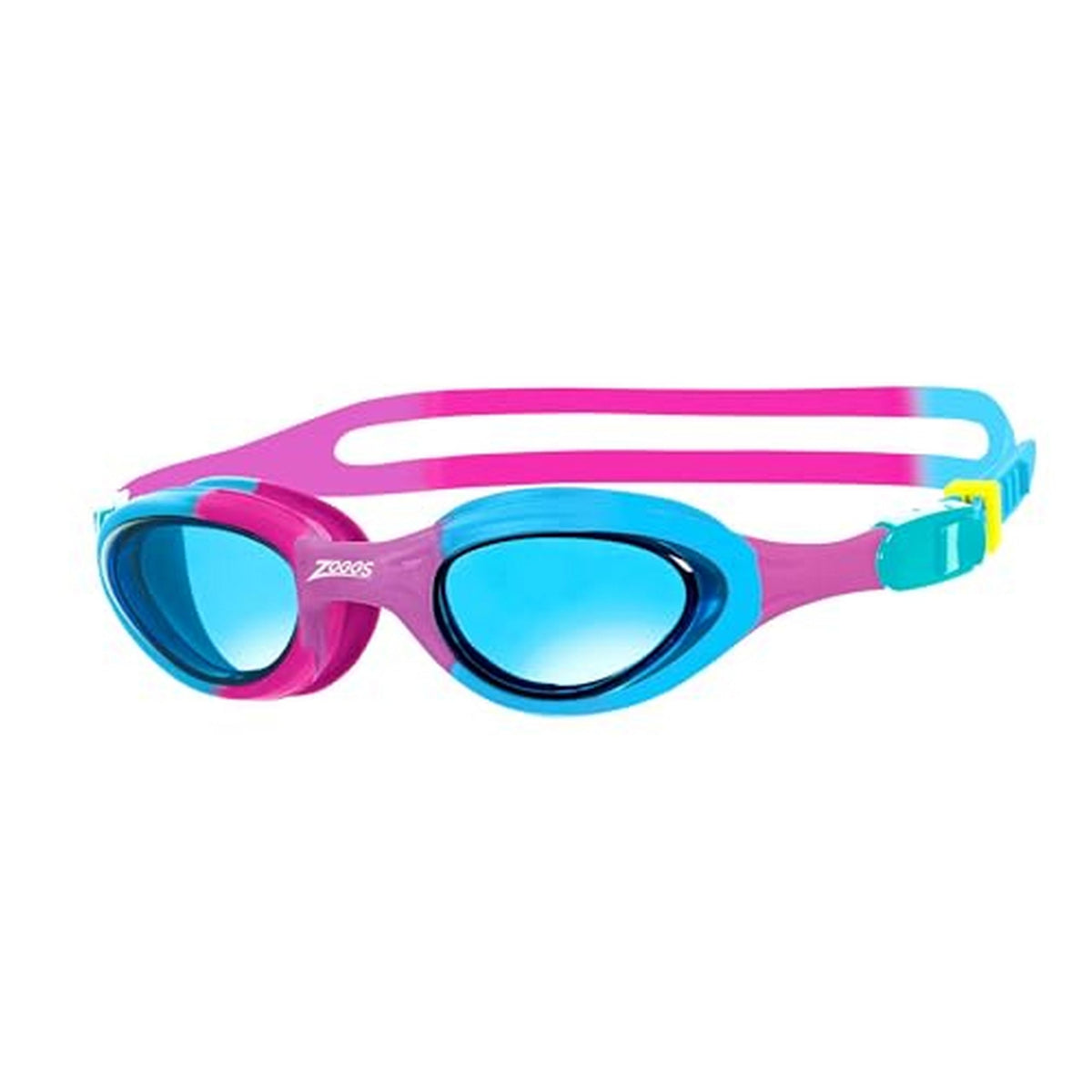 Zoggs Super Seal Kids Swimming Goggles, UV Protection, Quick Adjust Split Yoke Comfort Strap, Fog Free Clear Swim Goggle Lenses, Ages 6-14