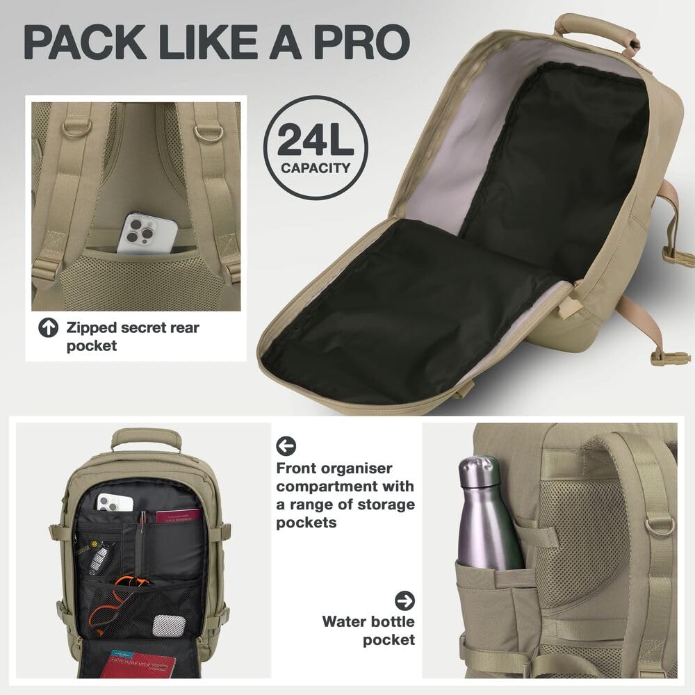 Cabin Max Ryanair Cabin Bag Underseat Hand Luggage Travel Backpack 40x20x25