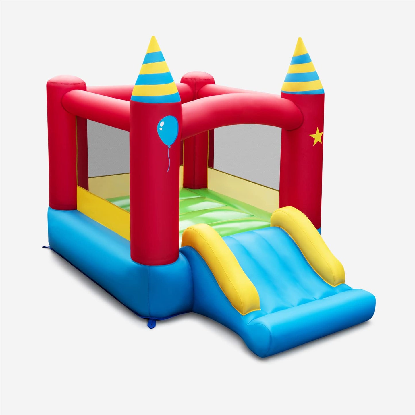 Maxmass Kids Inflatable Bouncy Castle with Slide — 260x205x190cm | Ages 3-10
