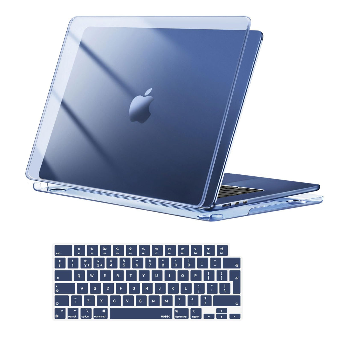 MOSISO Compatible with MacBook Air 13 inch Case M5-M2, Crystal Clear