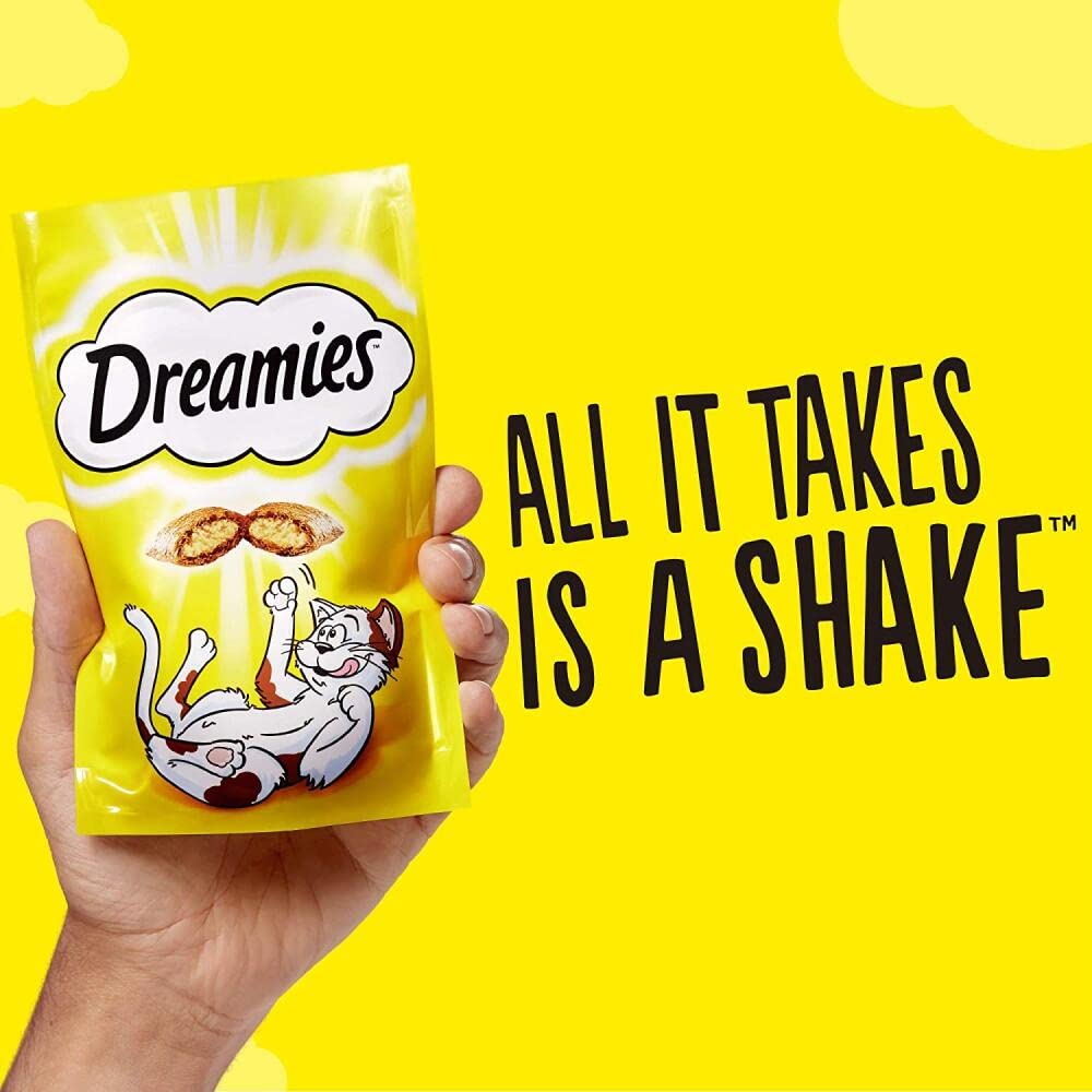 Dreamies Meaty Sticks 84-Piece, Cat Treats Tasty Snacks with Delicious Salmon, Pack of 14 x (30 g)