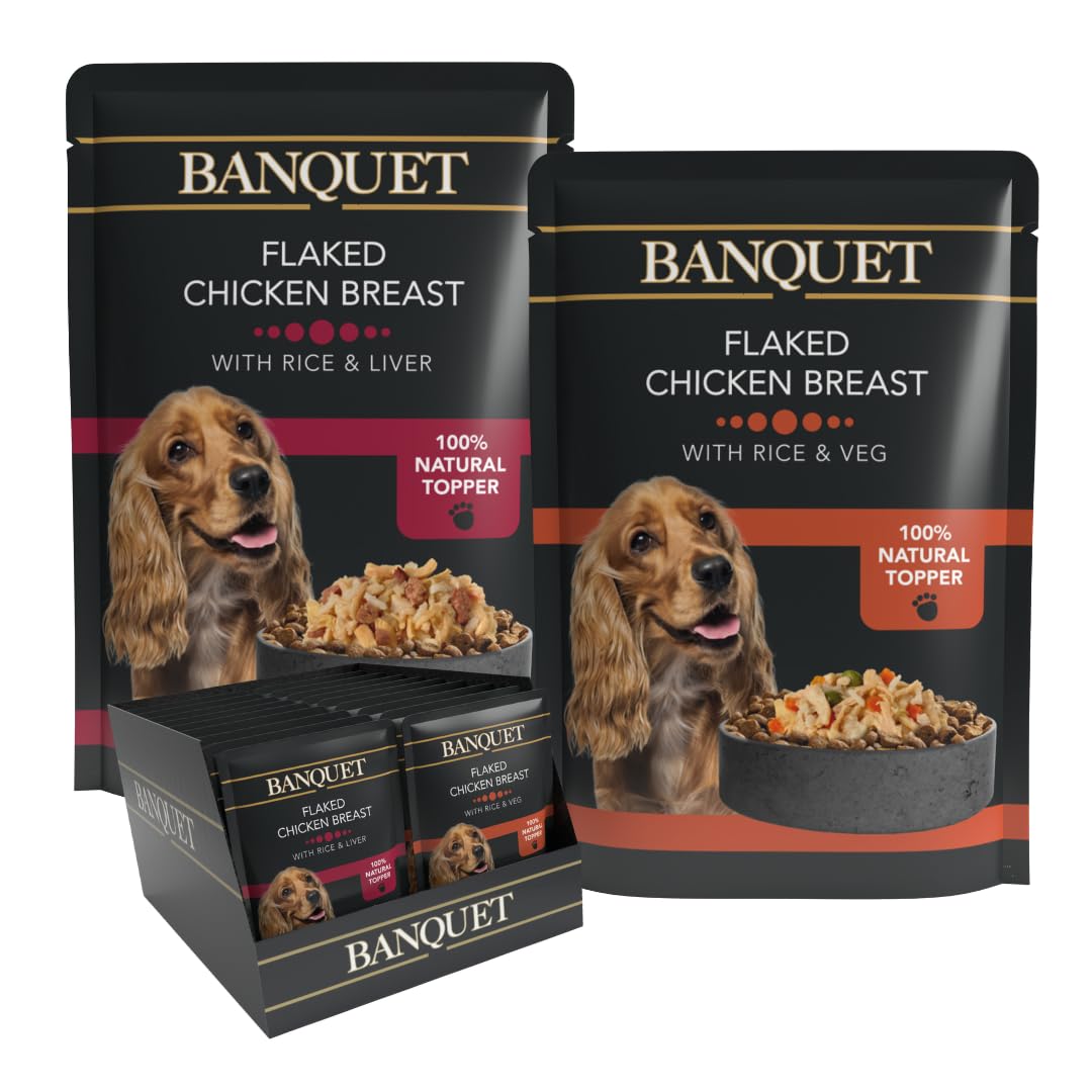 HiLife Banquet Adult Wet Dog Food, Mixed Multipacks Classic Collection & Supreme Selection, Made with 100% Natural Ingredients (36 Pouches x 100g)
