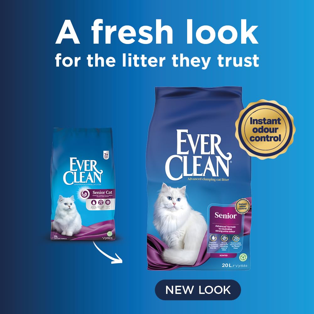 Ever Clean Clumping Cat Litter, Multiple Cat, Scented for long-lasting freshness, Unbeatable Clumping Strength, 10L