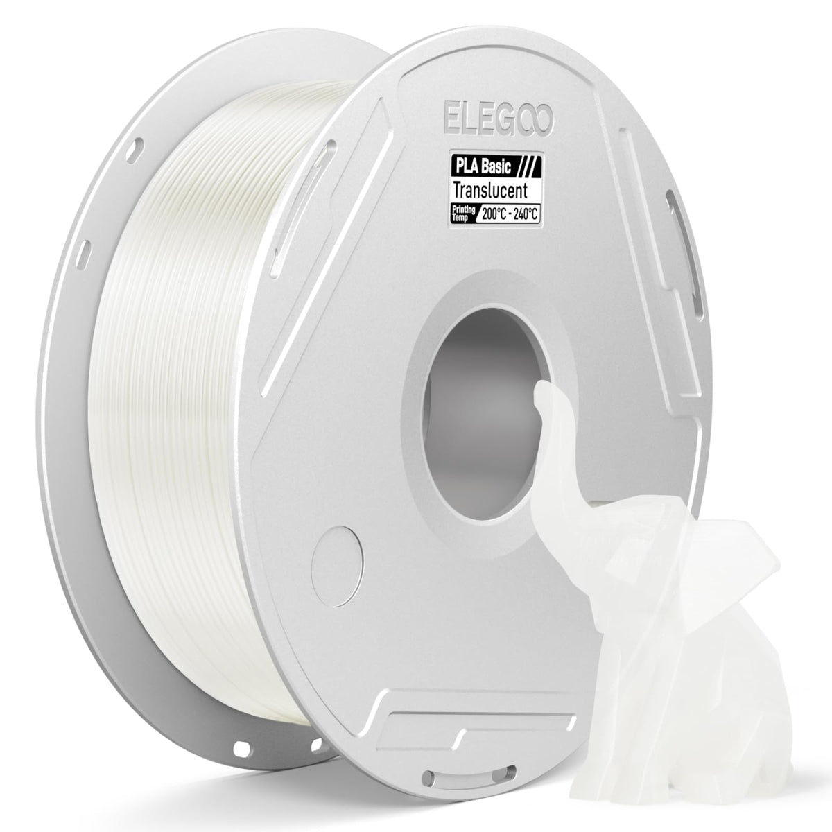 ELEGOO PLA Basic Refill 3D Printer Filament 1.75mm Red 1KG, Easy Storage