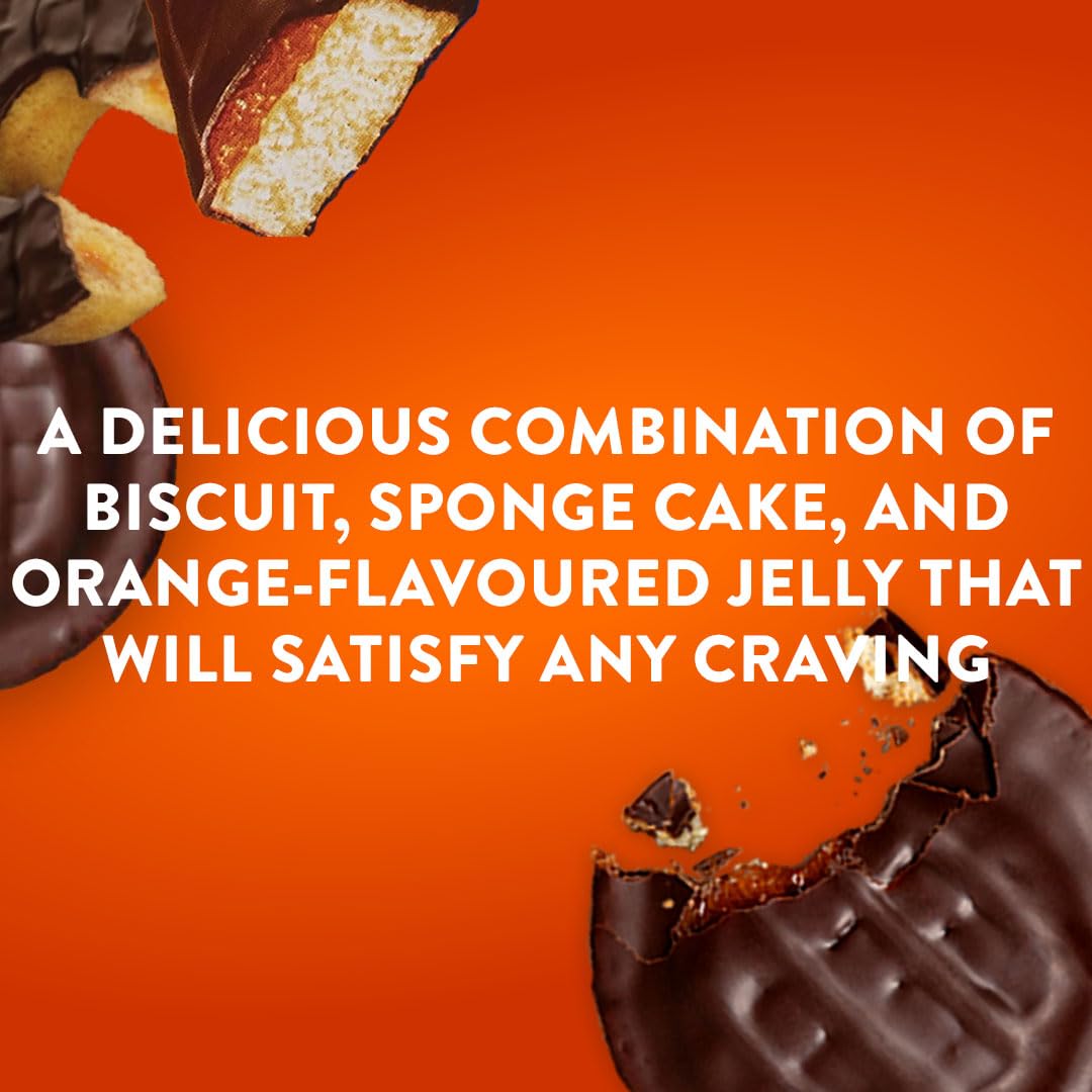 McVitie's Jaffa Cakes Original Biscuits Snack Pack, 6 x 3 Cakes, 198 g