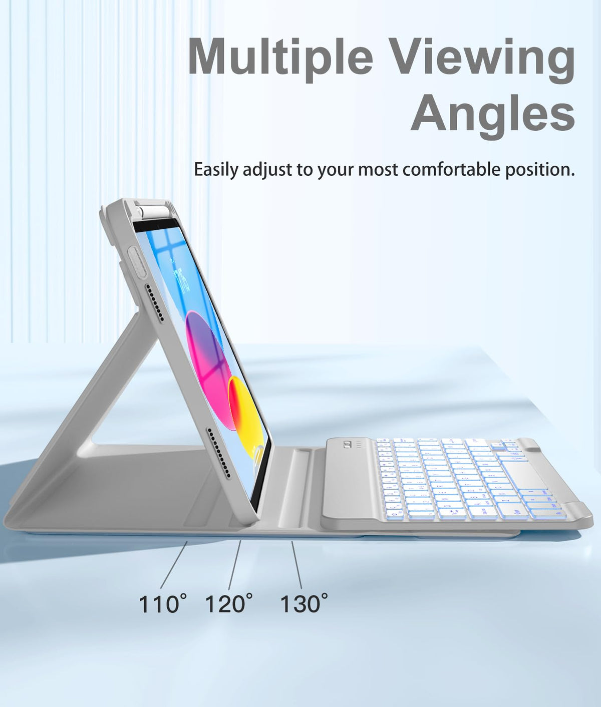 Vobafe Keyboard Case for iPad A16 11th Generation 11 inch/10th Gen 10.9"