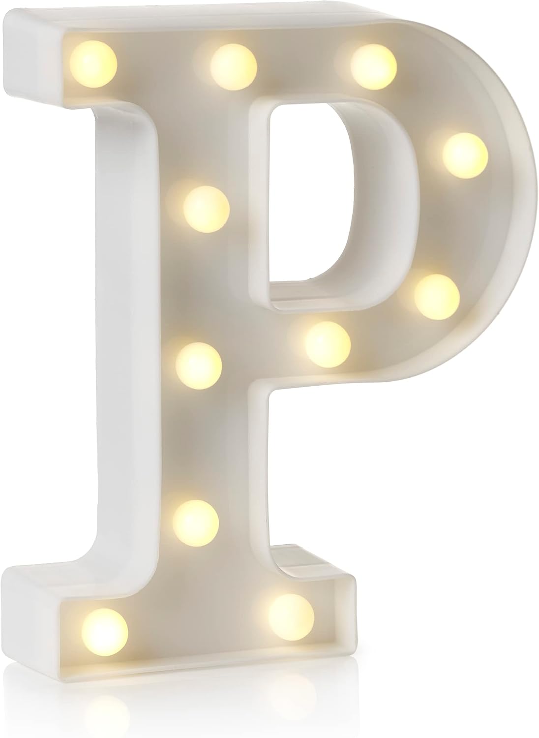 Auraglow LED Light Up Letter C Sign, Battery Powered Party Decoration